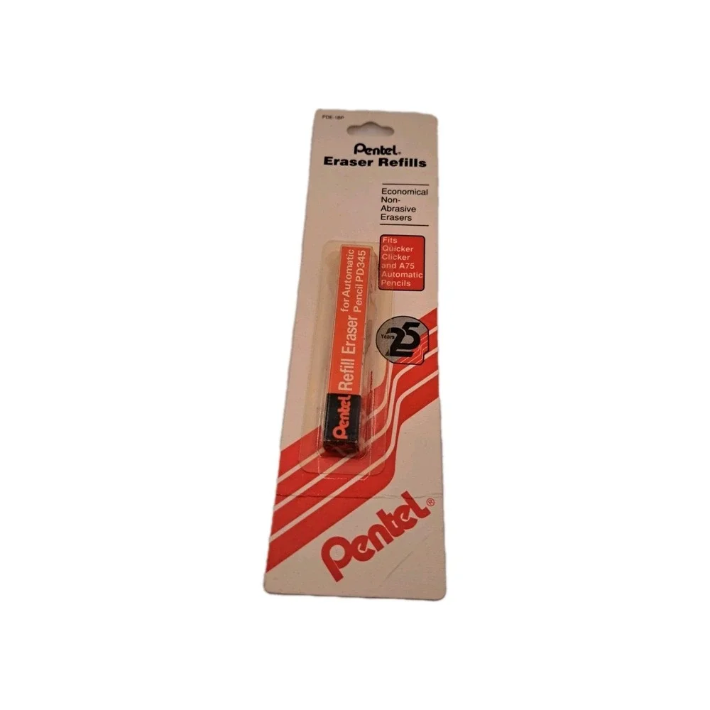 Pentel PD345 Quicker Clicker and A75 Erasers Refill Automatic Pencil